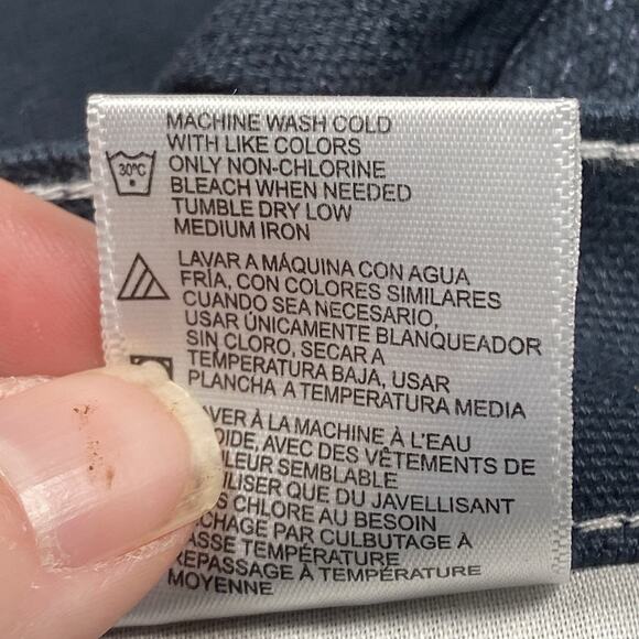 Dickies Jeans Mens 30X32 Dark Blue Relaxed Fit Straight Leg Carpenter Workwear - Picture 5 of 5